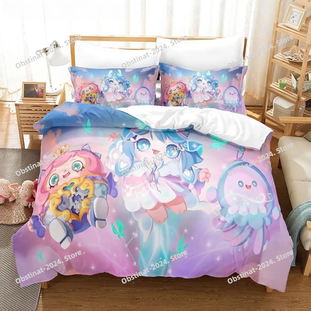 Linen Duvet Cover - Home Textiles Eggy Party Bedding Set