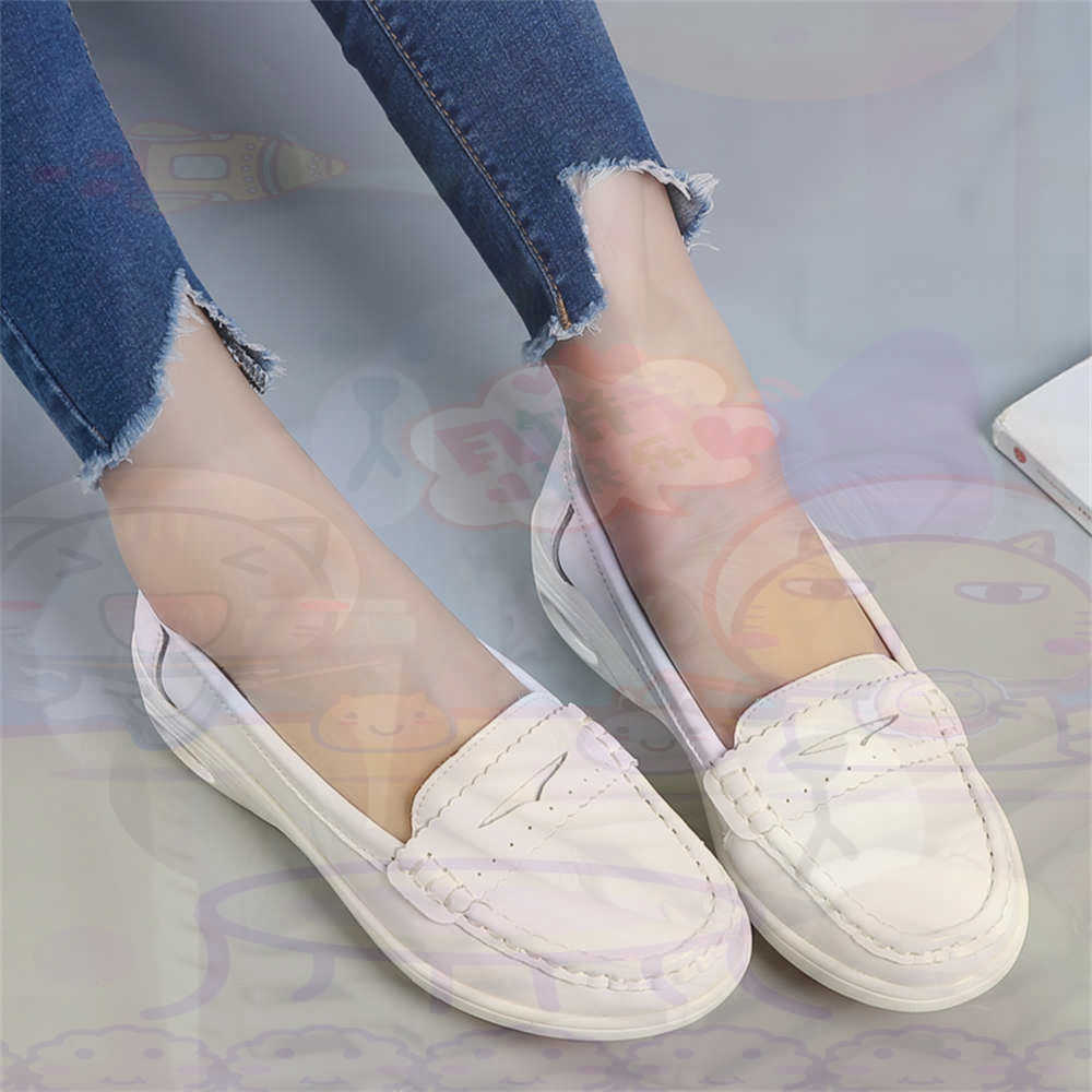 Luxury Lifestyle Names - Soft Slip-on Womens Large Size Shoes