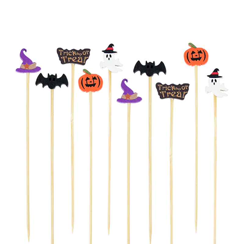 50/100Pcs Halloween Party Toot - Bamboo Cutlery Set review and price