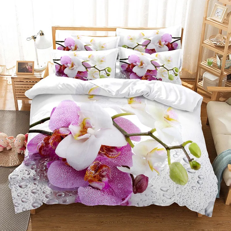 Flowers Bedding Set Duvet Cove - Linen Duvet Cover review and price