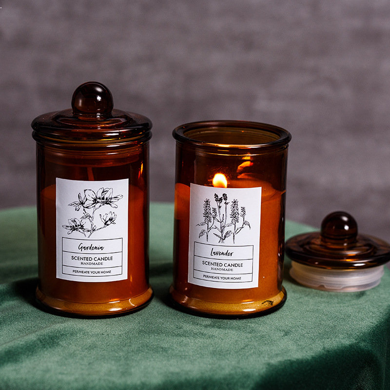 Vintage Glass Jar Scented Cand - Scented Candle Luxury review and price