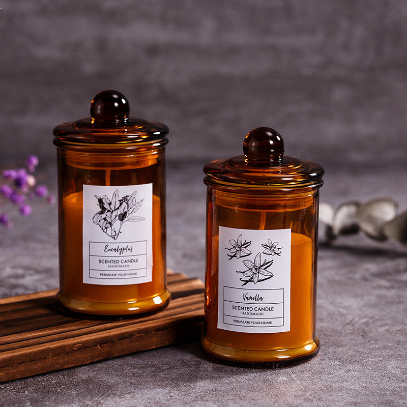 Vintage Glass Jar Scented Cand - Scented Candle Luxury review and price