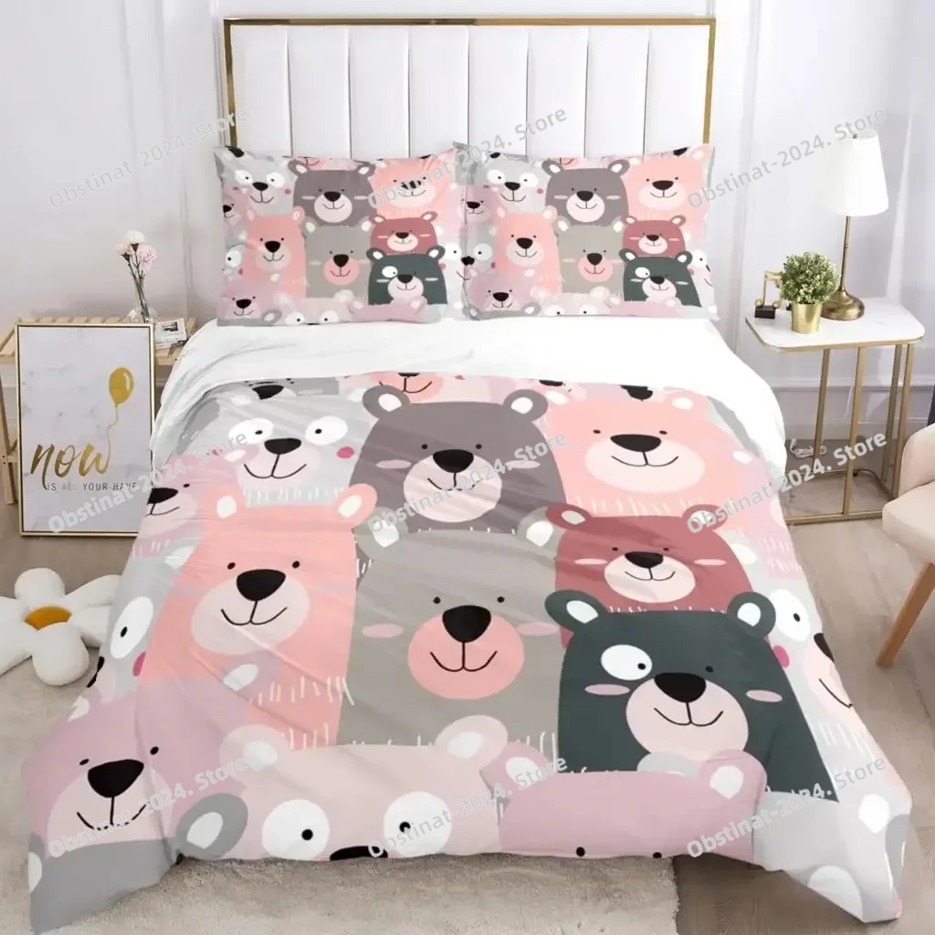 Cartoon Animals Bedding Sets N - Linen Duvet Cover review and price