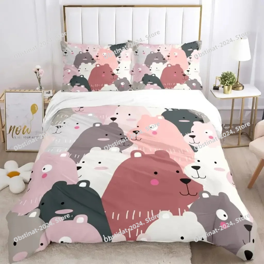 Cartoon Animals Bedding Sets N - Linen Duvet Cover review and price