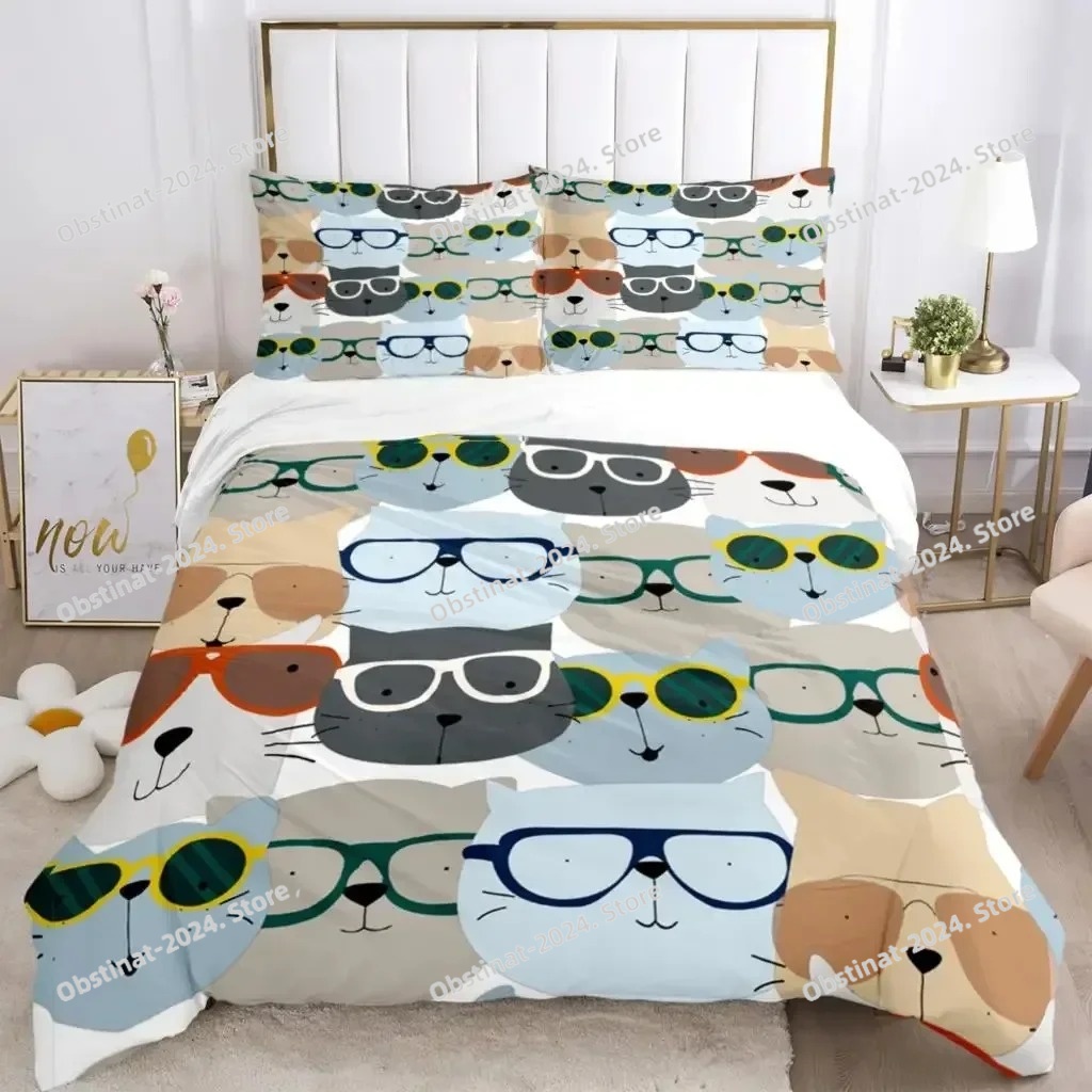 Cartoon Animals Bedding Sets N - Linen Duvet Cover review and price