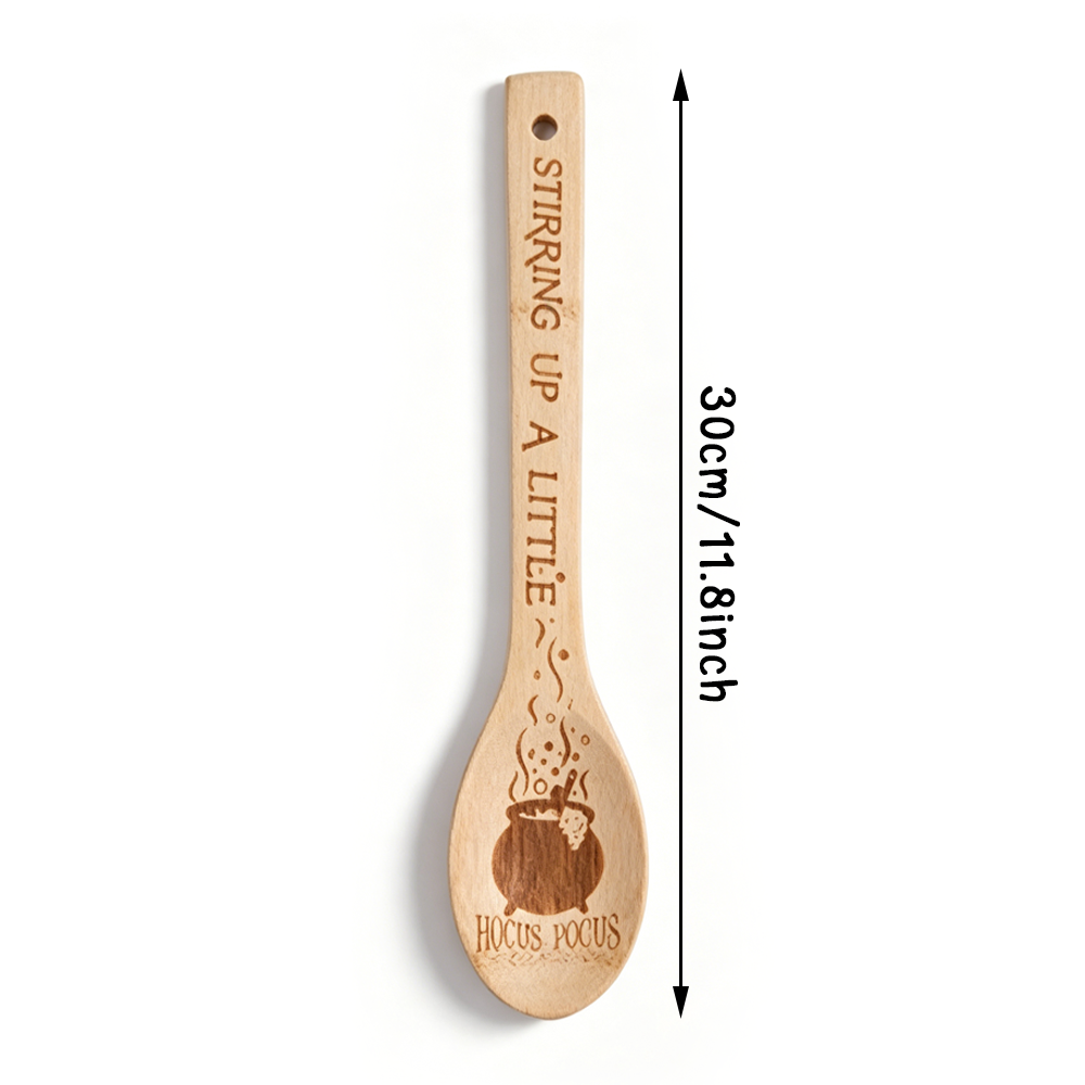 Witches Hocus Pocus Engraved B - Bamboo Cutlery Set review and price