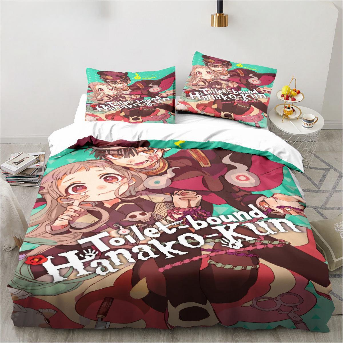 Anime Toilet-Bound Hanako-kun  - Linen Duvet Cover review and price
