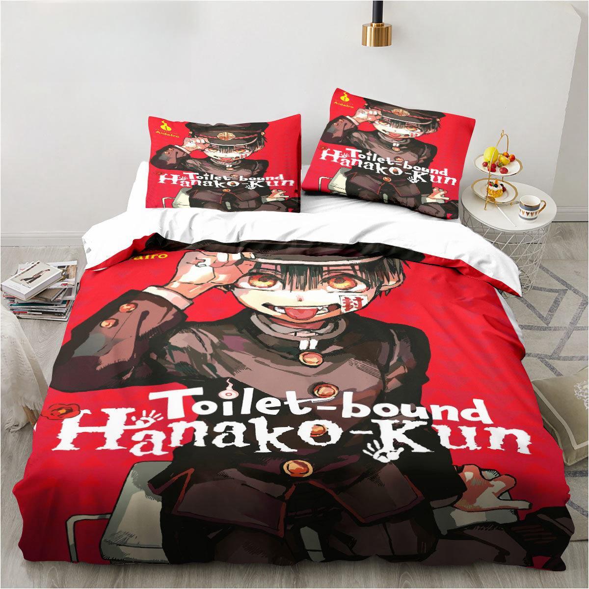 Anime Toilet-Bound Hanako-kun  - Linen Duvet Cover review and price