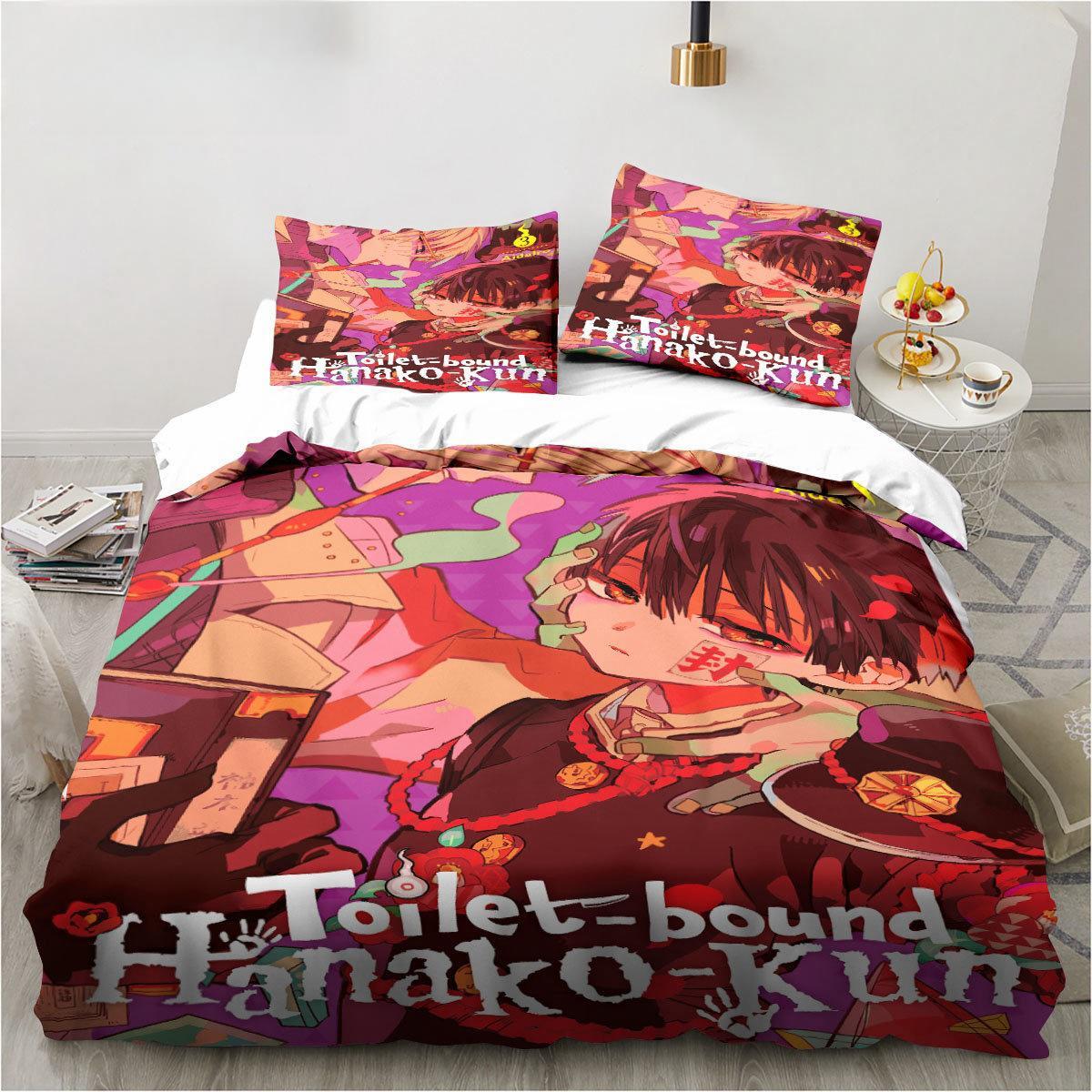 Anime Toilet-Bound Hanako-kun  - Linen Duvet Cover review and price