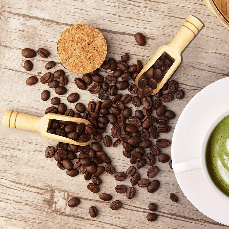 2/5PCS Wooden Coffee Scoop Set - Bamboo Cutlery Set review and price