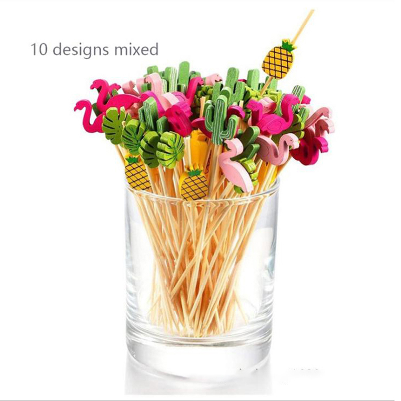 100pcs12cm Bamboo Pick Buffet  - Bamboo Cutlery Set review and price
