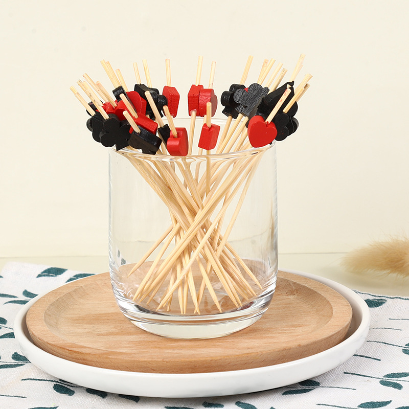 100Pcs Casino Las Vegas Poker  - Bamboo Cutlery Set review and price
