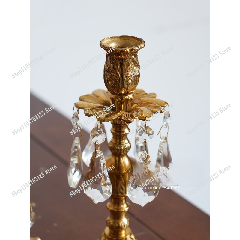 French retro brass candle hold - Scented Candle Luxury review and price