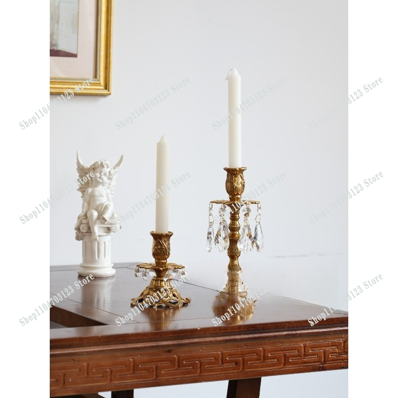 French retro brass candle hold - Scented Candle Luxury review and price