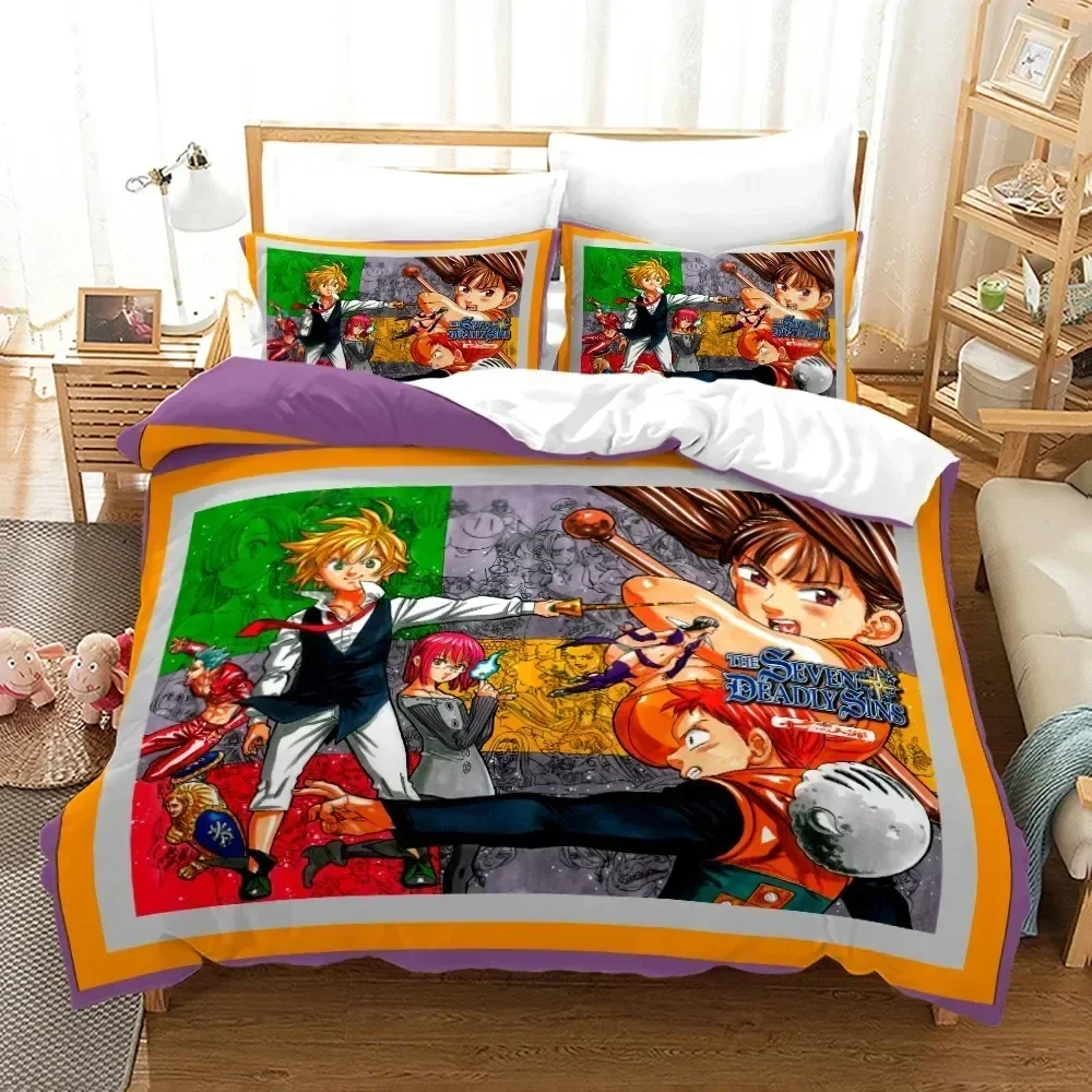 Anime Seven Deadly Sins Printe - Linen Duvet Cover review and price