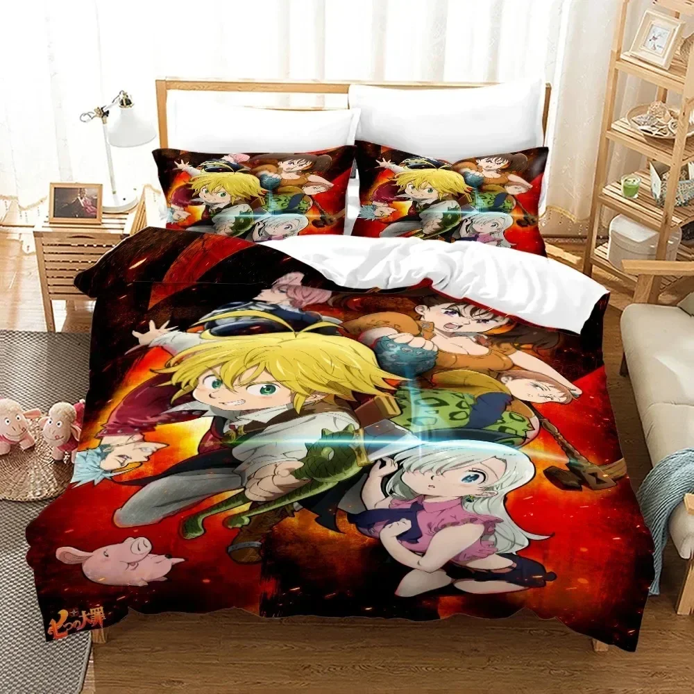 Anime Seven Deadly Sins Printe - Linen Duvet Cover review and price