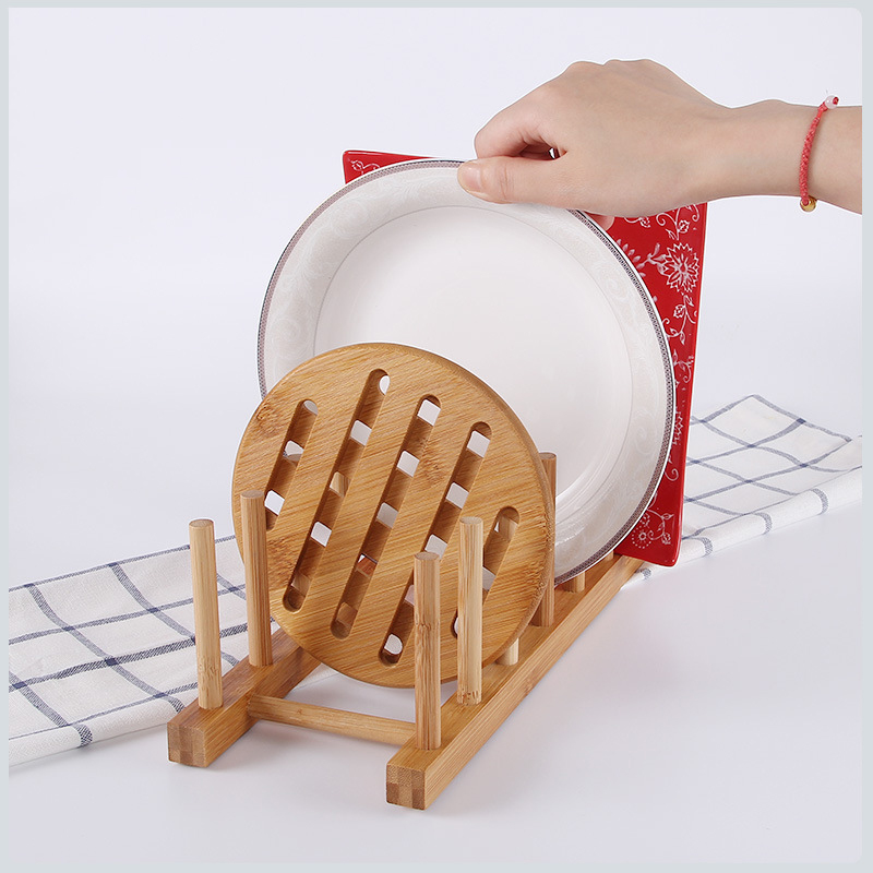 Kitchen Drainer Rack Dish Pot  - Bamboo Cutlery Set review and price