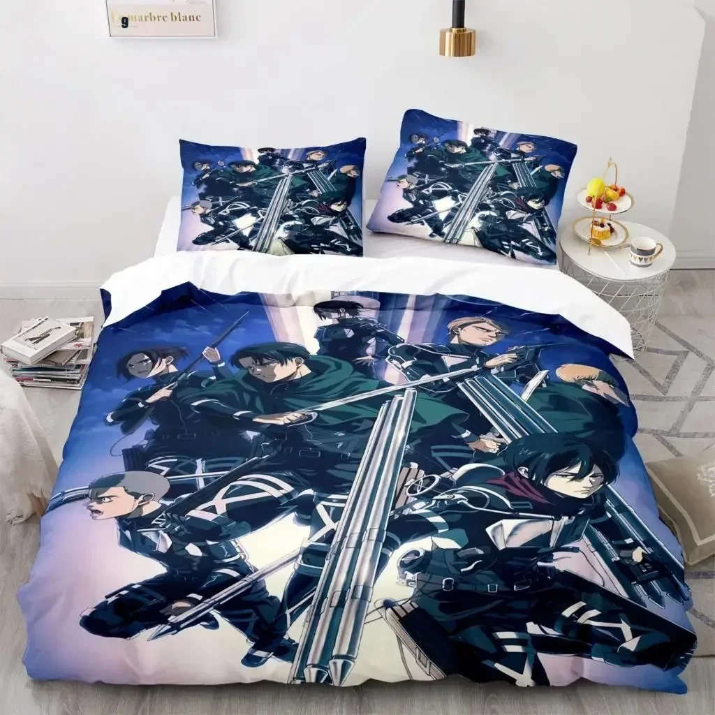 Anime Attack On Titan Home Tex - Linen Duvet Cover review and price