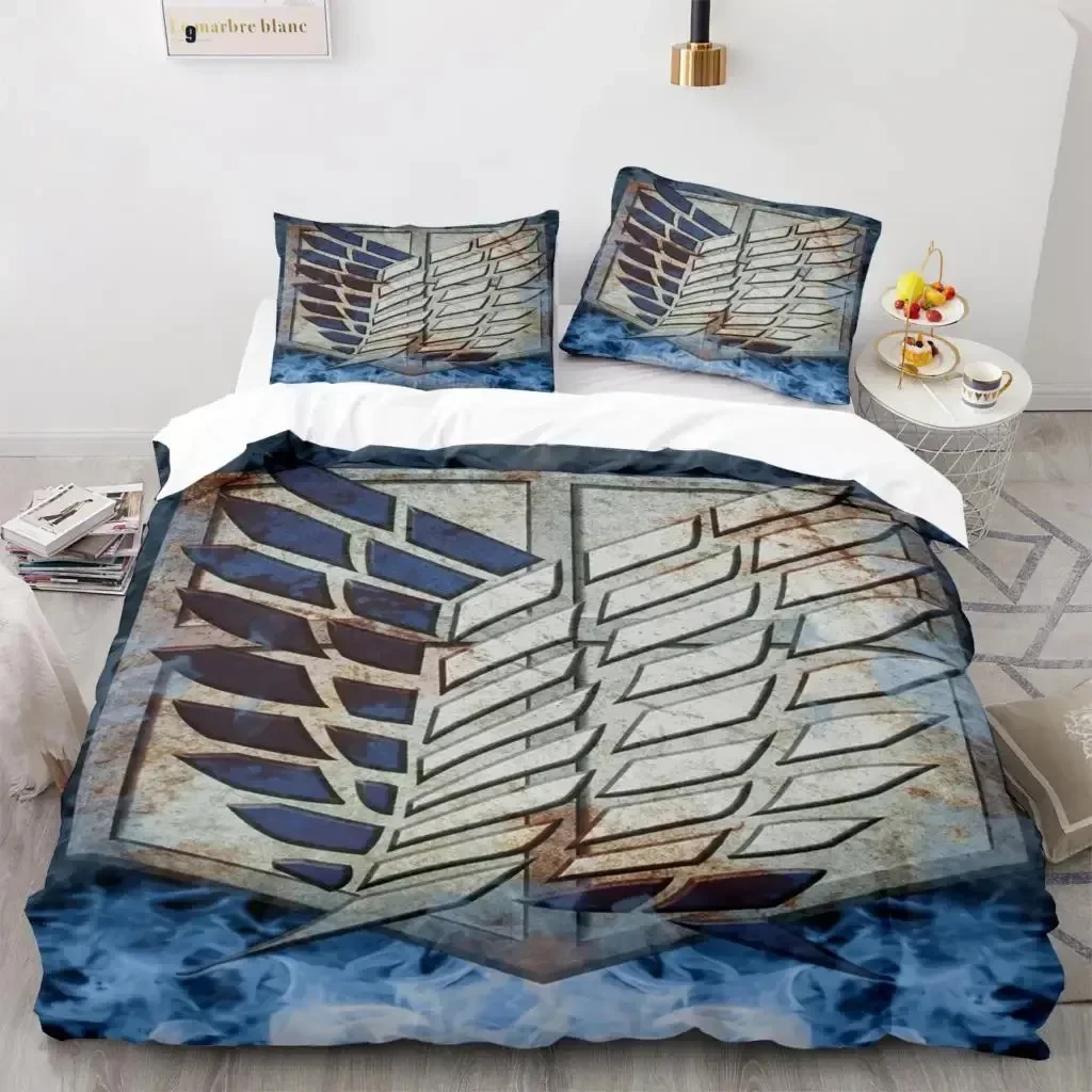 Anime Attack On Titan Home Tex - Linen Duvet Cover review and price