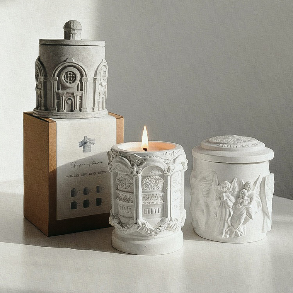 Gypsum Sculpture Cup Candle Sc - Scented Candle Luxury review and price