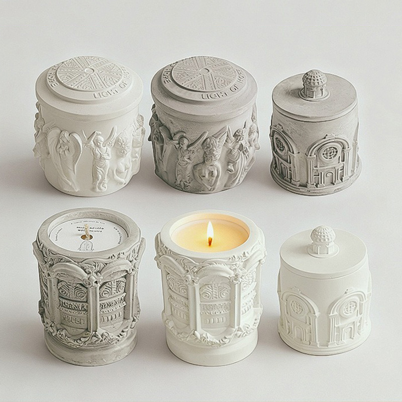 Gypsum Sculpture Cup Candle Sc - Scented Candle Luxury review and price