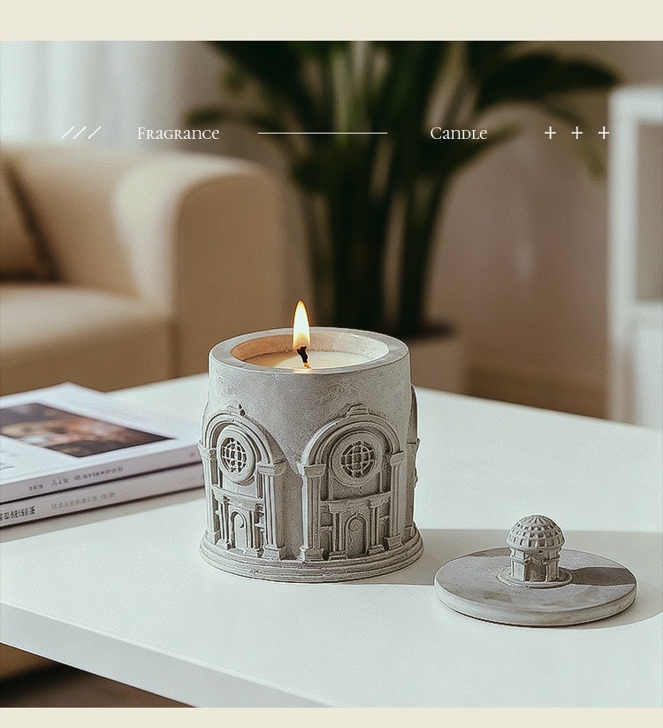 Gypsum Sculpture Cup Candle Sc - Scented Candle Luxury review and price